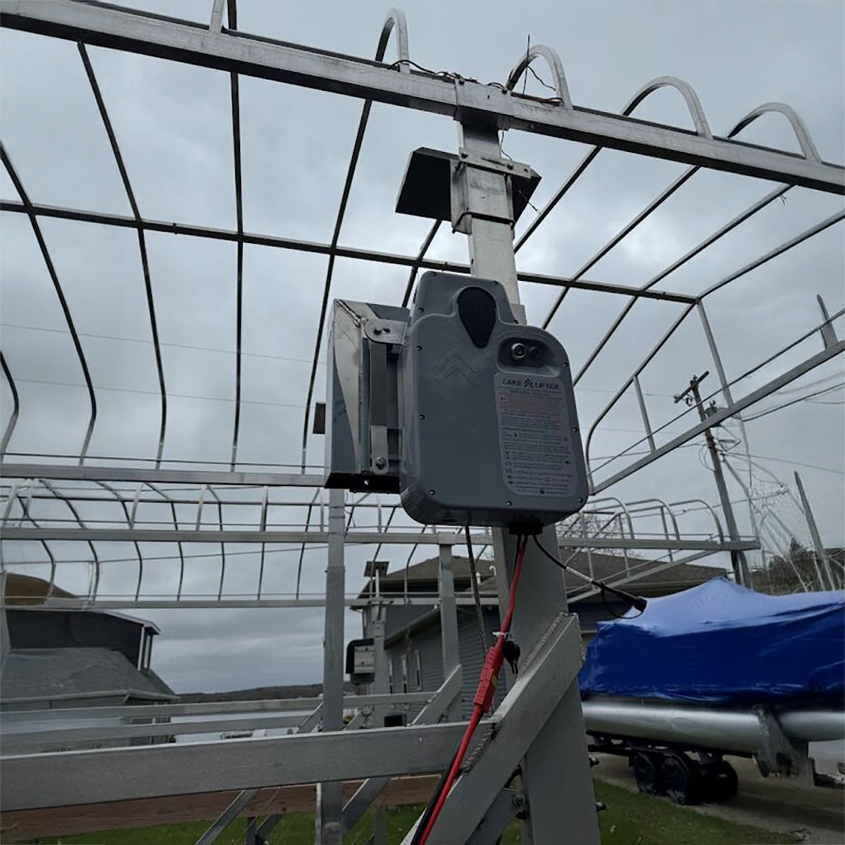 AC - Lake Lifter Direct Drive Boat Lift Motor - Bluetooth/ Wireless Remote + Auto-Stop + Auto-Run