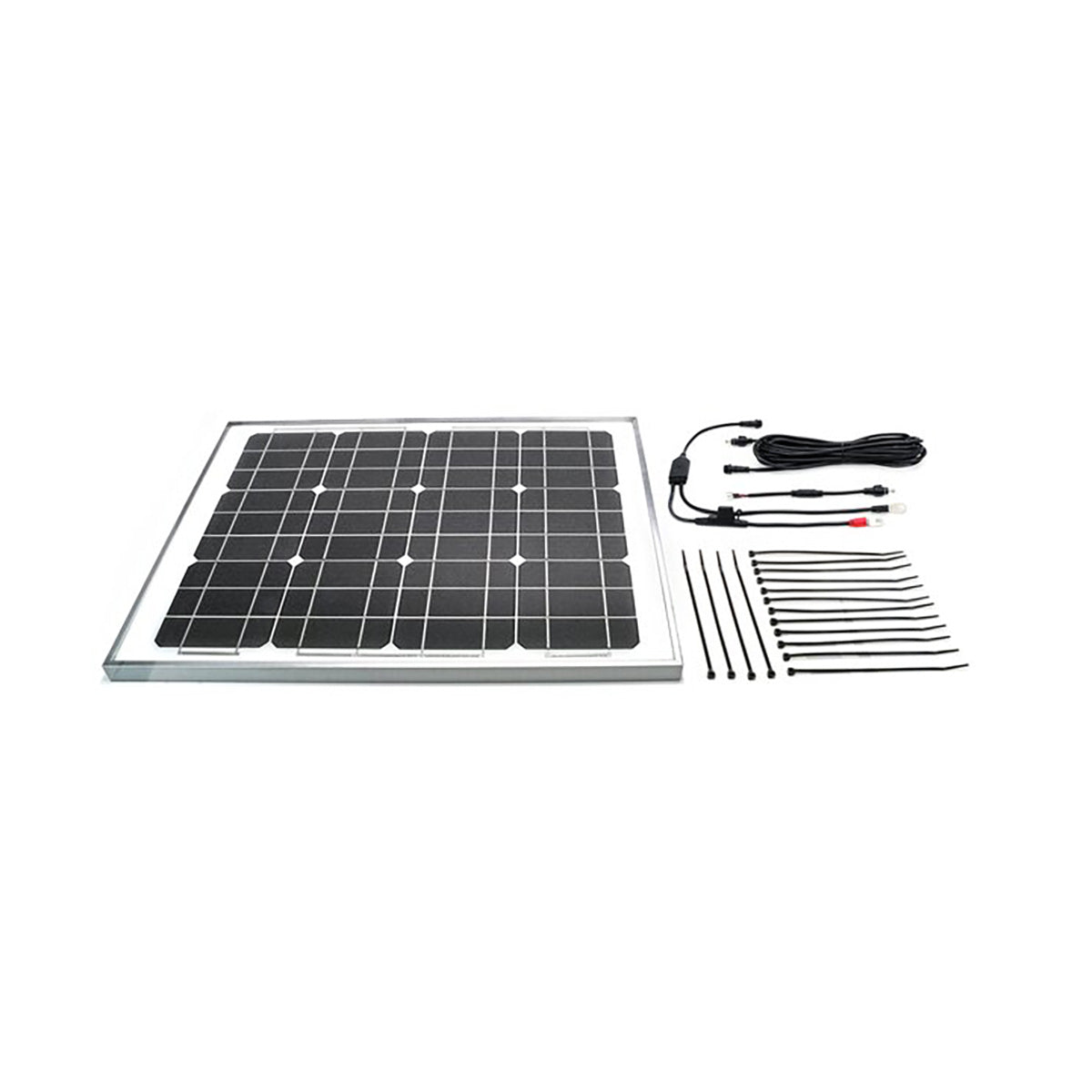 30w-12v Solar Panel & Wiring Kit