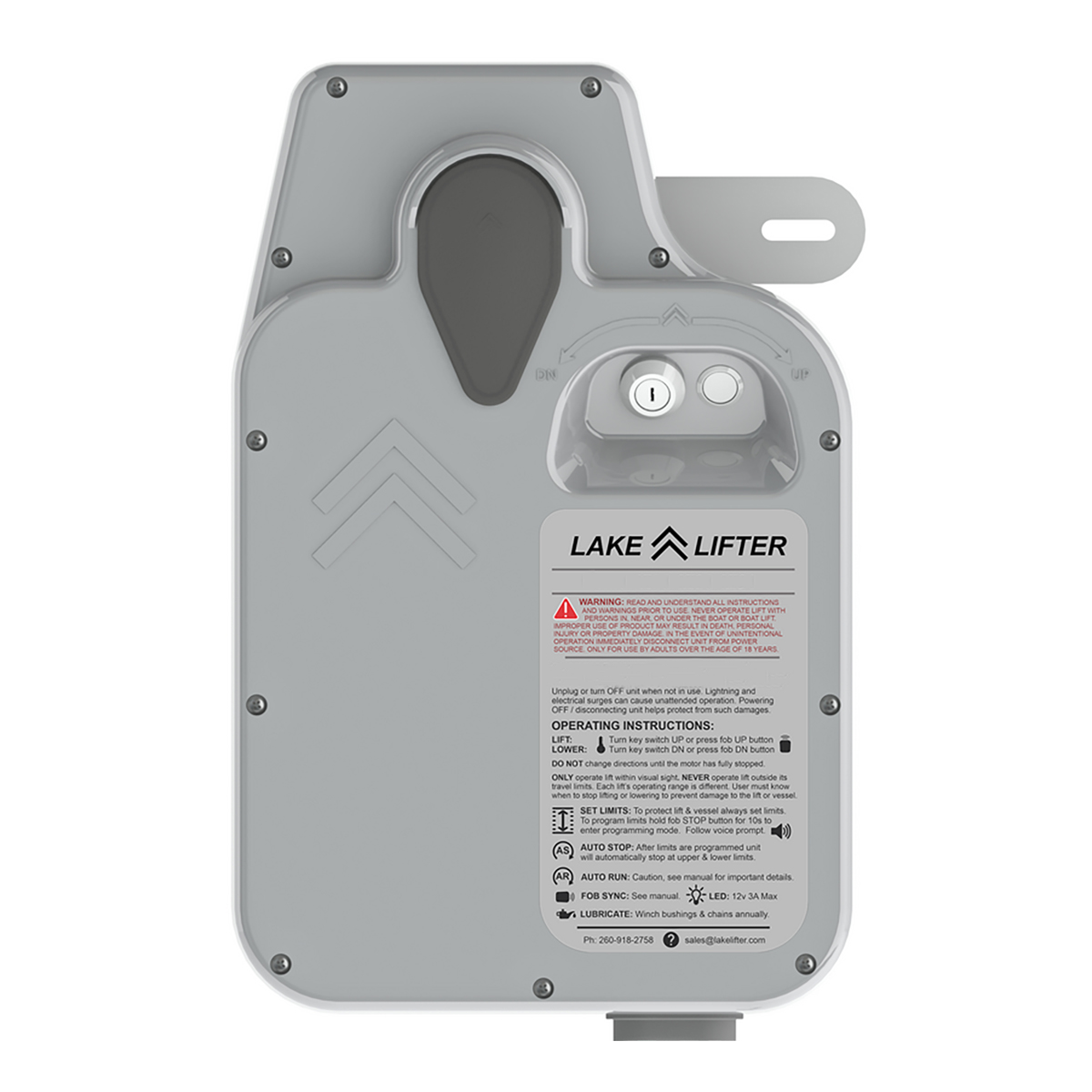 AC - Lake Lifter Direct Drive Boat Lift Motor - w/ Wireless Remote