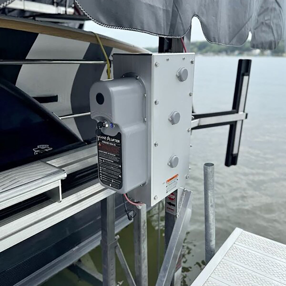 AC Integrated Boat Lift Wireless Direct Drive Motor Winch Box