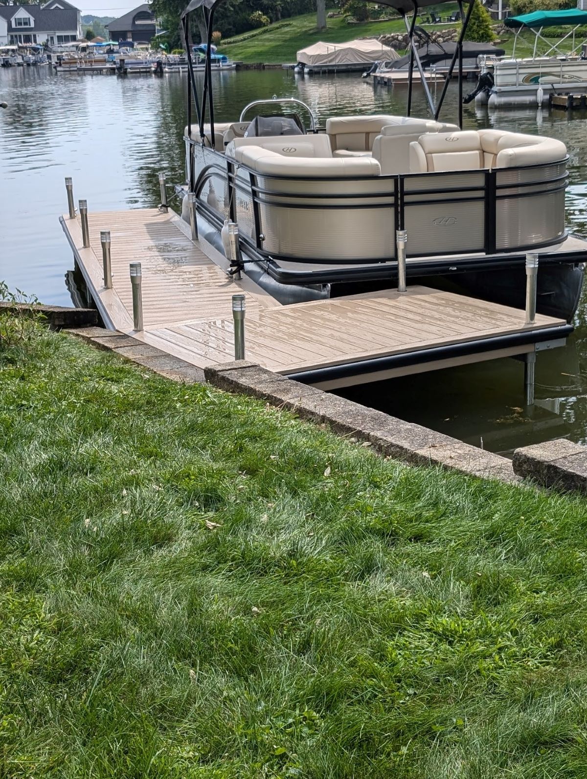 Solar Dock Post Light - Aluminum