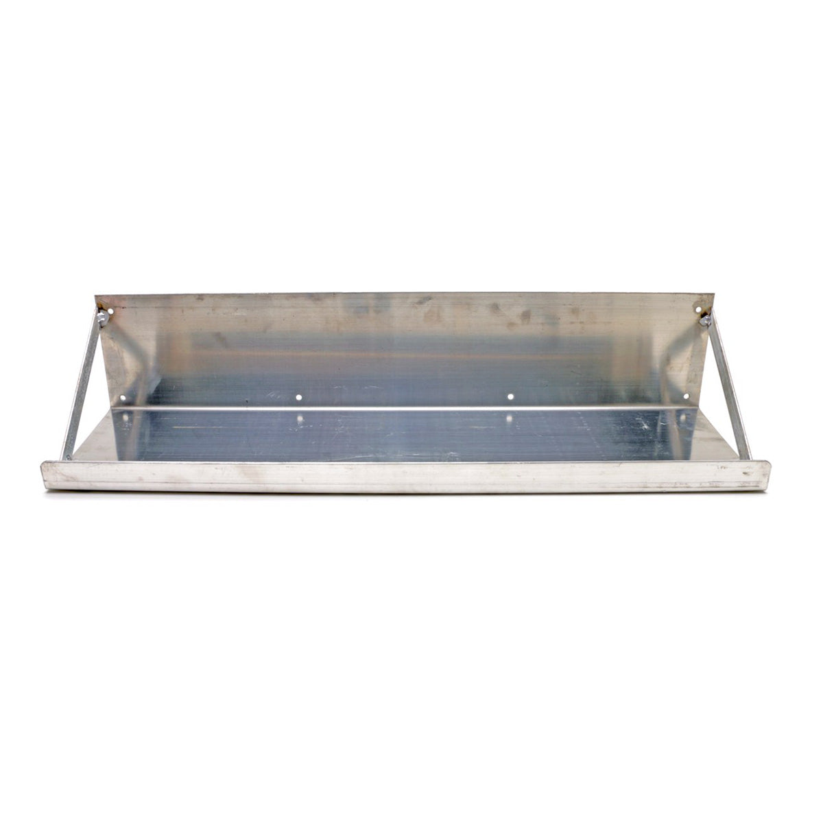 aluminum boat lift battery tray on a white background