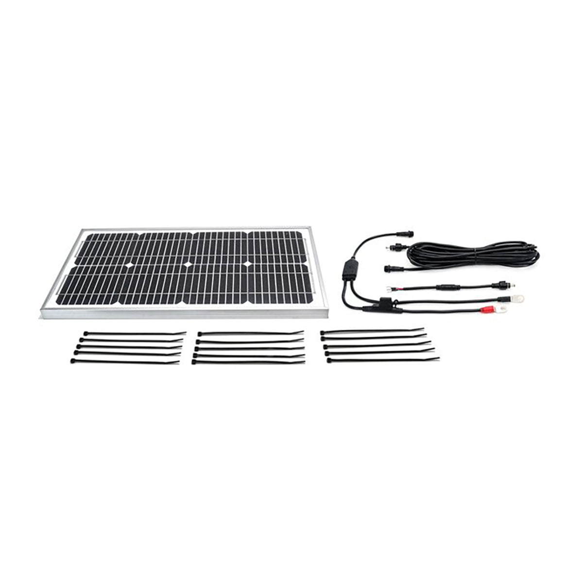 Dual Wake Boat Battery Solar Charging Kit
