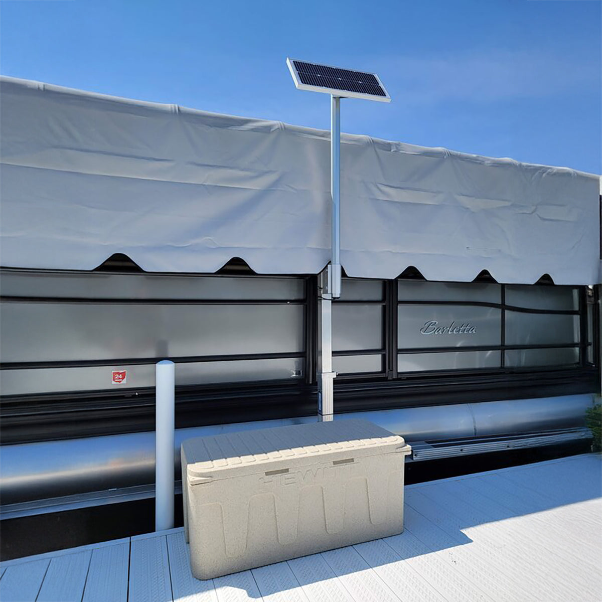 solar charging system set up