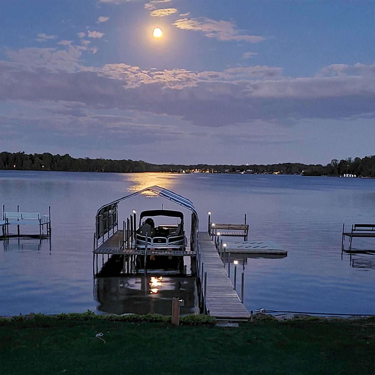 Solar Dock Post Lights