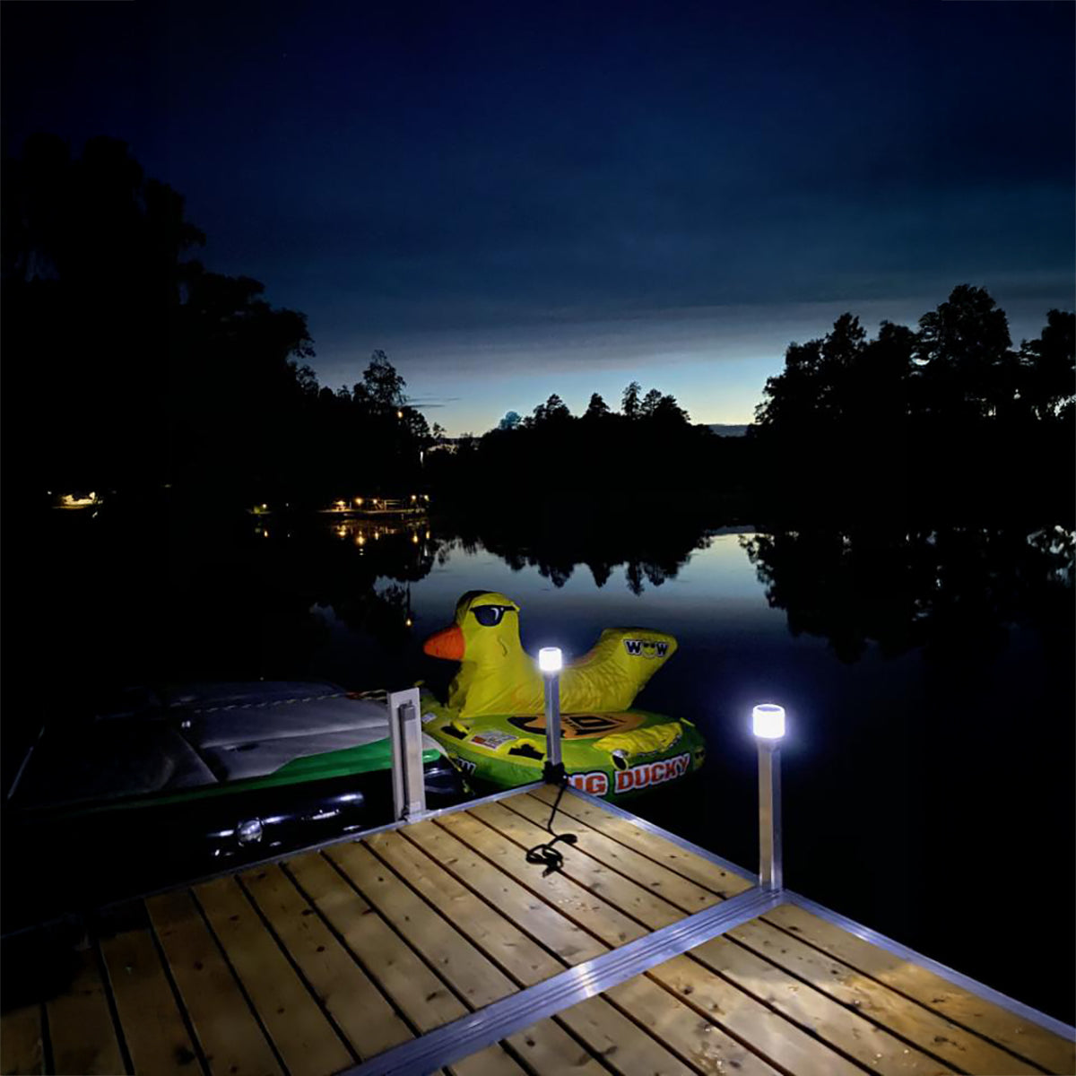 Solar Dock Post Lights