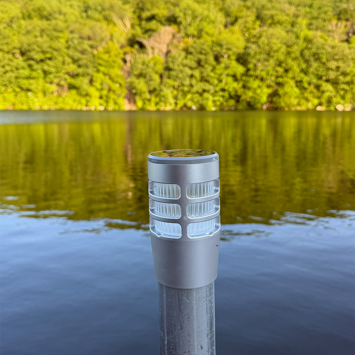 Solar Dock Post Light - Aluminum