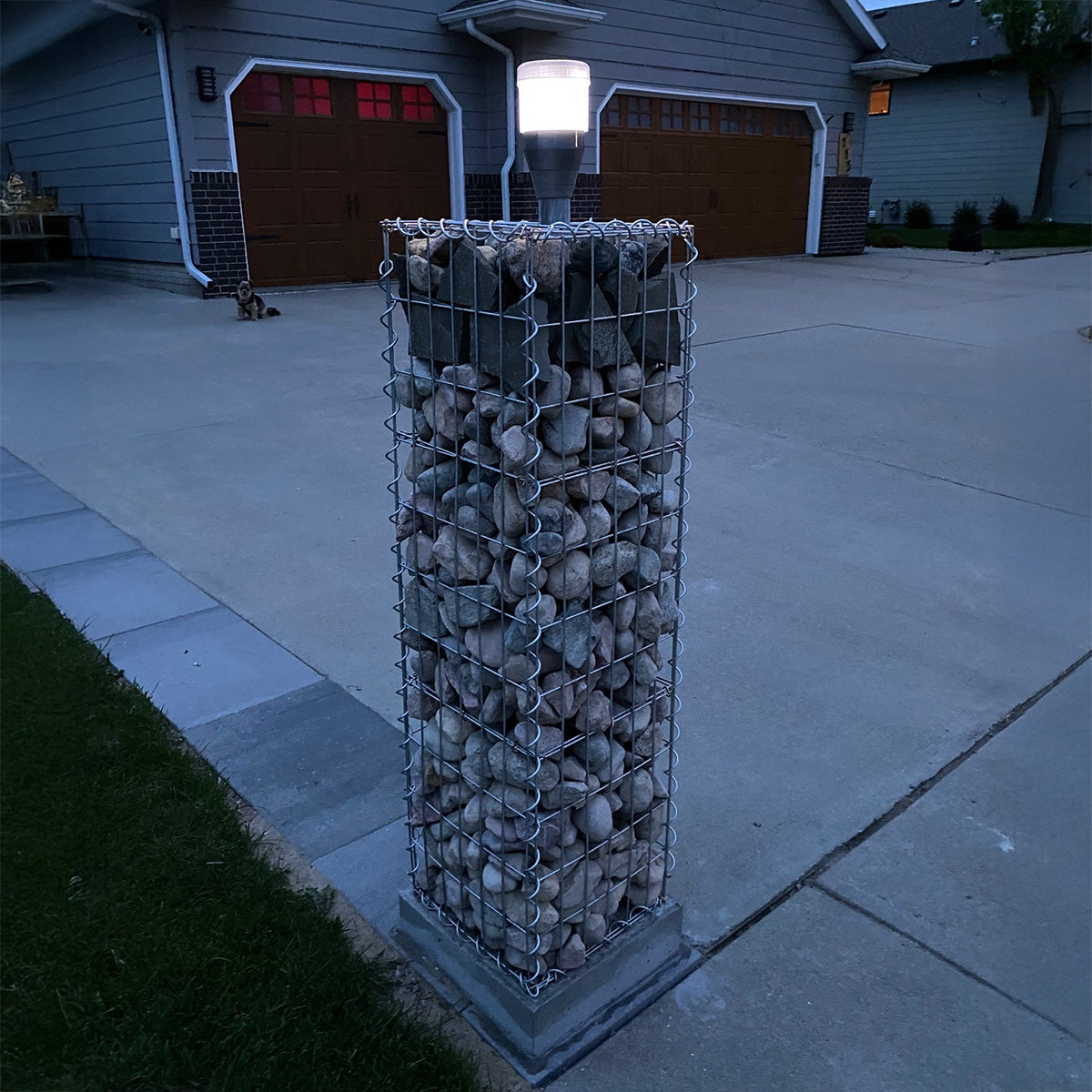 2pk Solar Dock Post Lights
