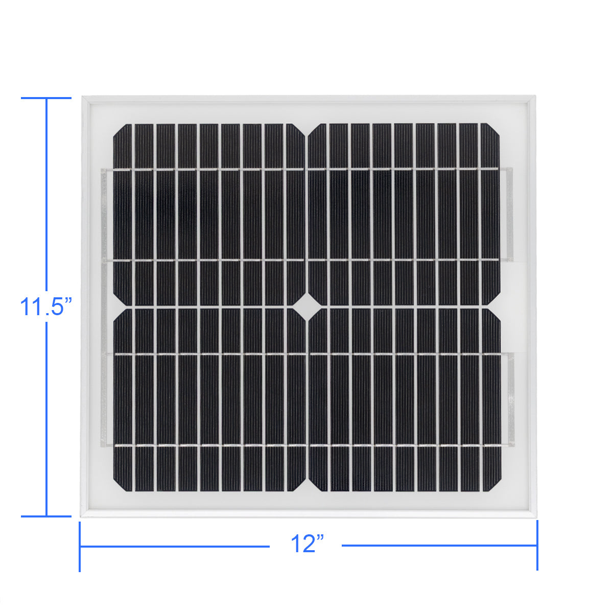 10W-12V Solar Panel & Wiring Kit