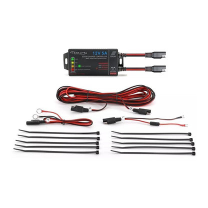 12V solar charge regulator with SAE rewiring kit