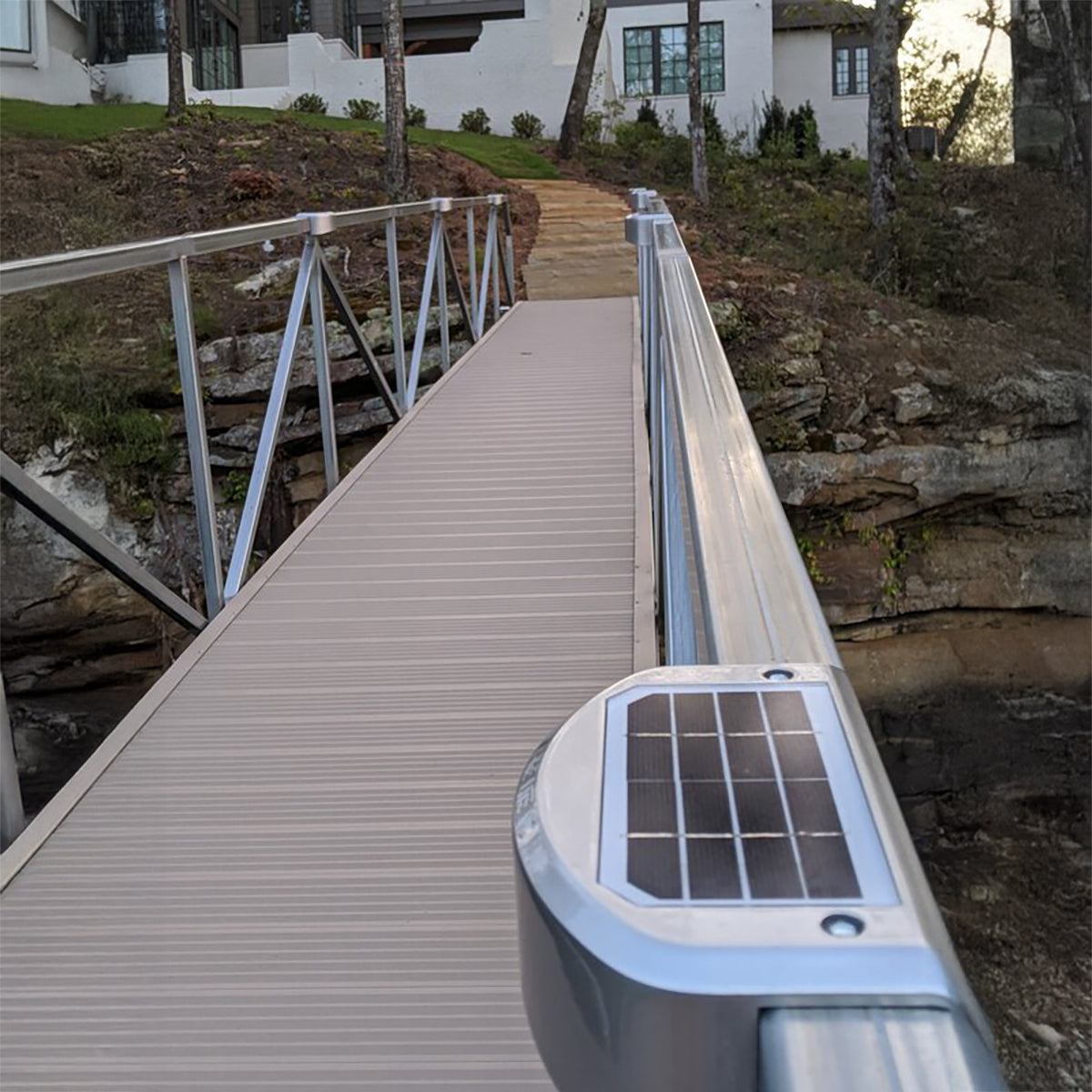 Solar Rail Light - 3 Color LED Switchable