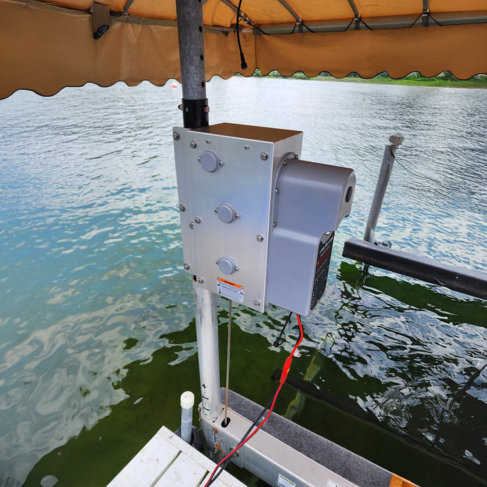 Direct Drive Boat Engine Wireless Boat Lift Winch Box with AC Integrated Motor - | Lake Lite ...