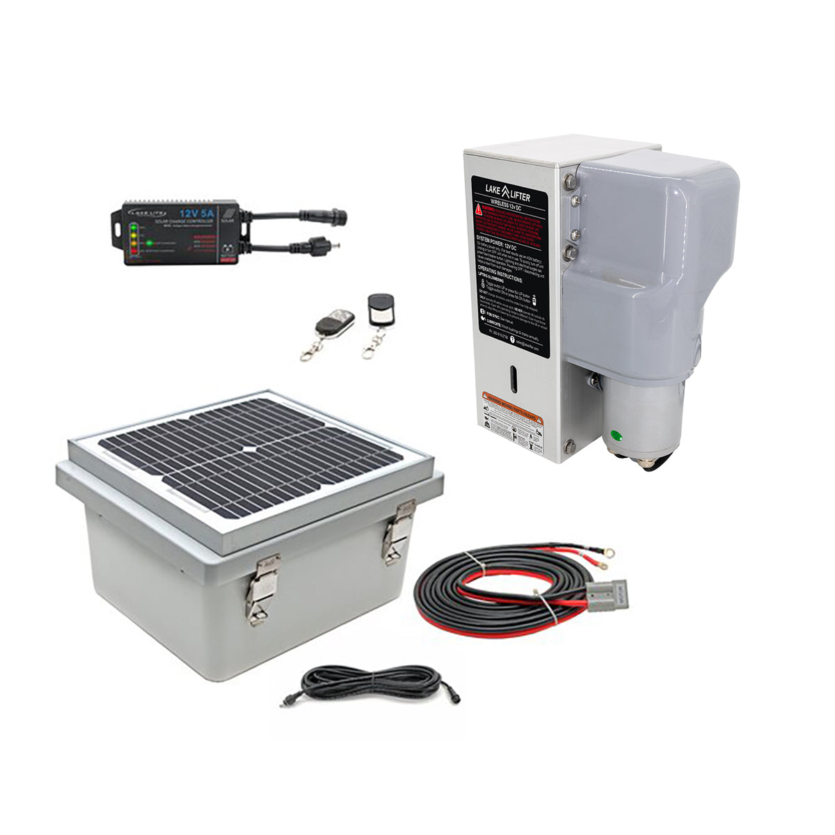 DC - PWC 1.6K Integrated Winch Box + Solar Charging Kit