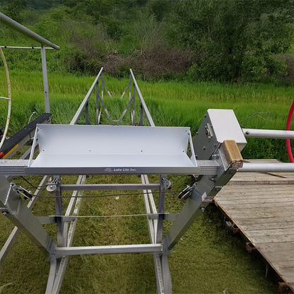DUAL Boat Lift Battery Tray - Cantilever Arm