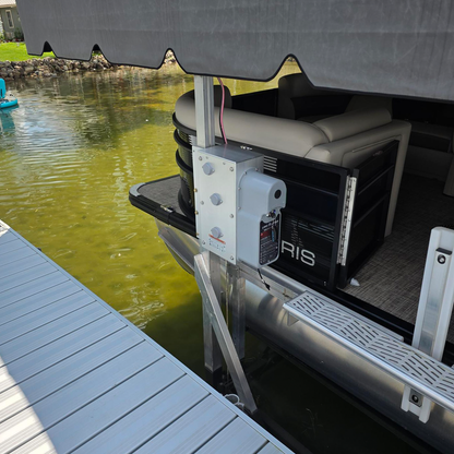 AC Integrated Boat Lift Wireless Direct Drive Motor & 10k Winch Box