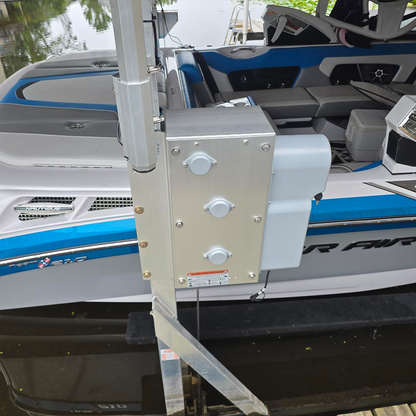 AC Integrated Boat Lift Wireless Direct Drive Motor & 5k Winch Box