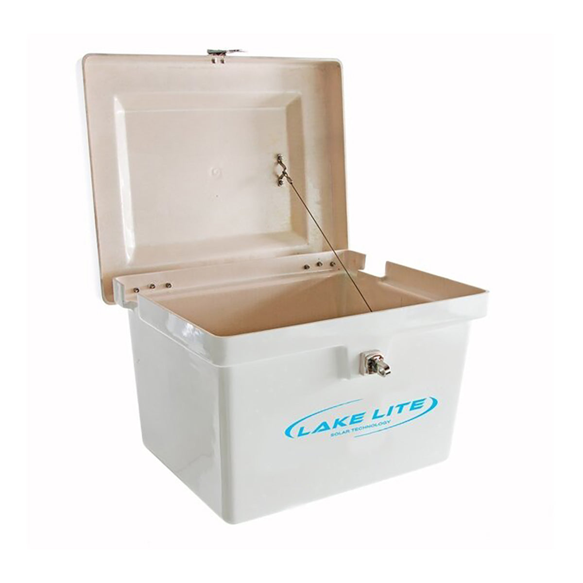 White Fiberglass Battery Box - Small