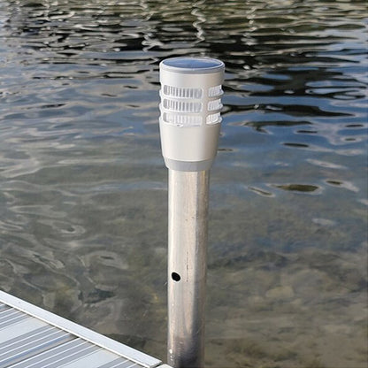 Solar Dock Post Light Aluminum