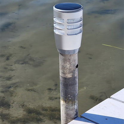 Solar Dock Post Light Aluminum