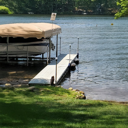 2pk Solar Dock Post Lights