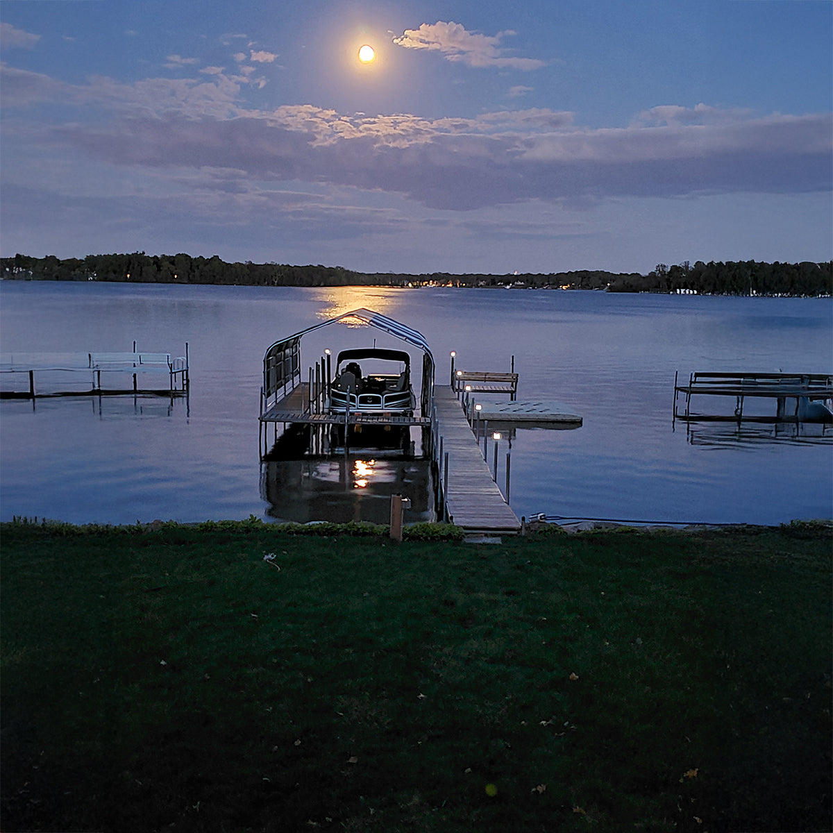 Solar Dock Post Lights