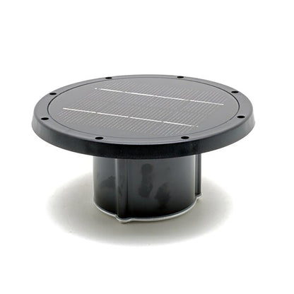 Solar Piling Light Replacement Top (Black) - 3 Color LED Switchable