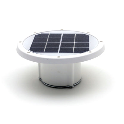 Solar panel on a white background