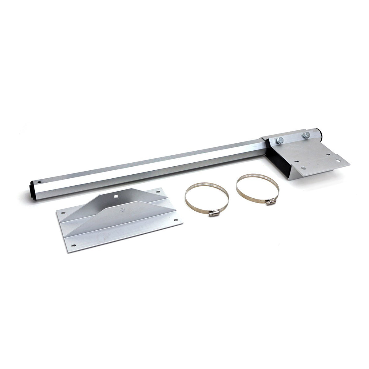 Metal bracket set on a white background