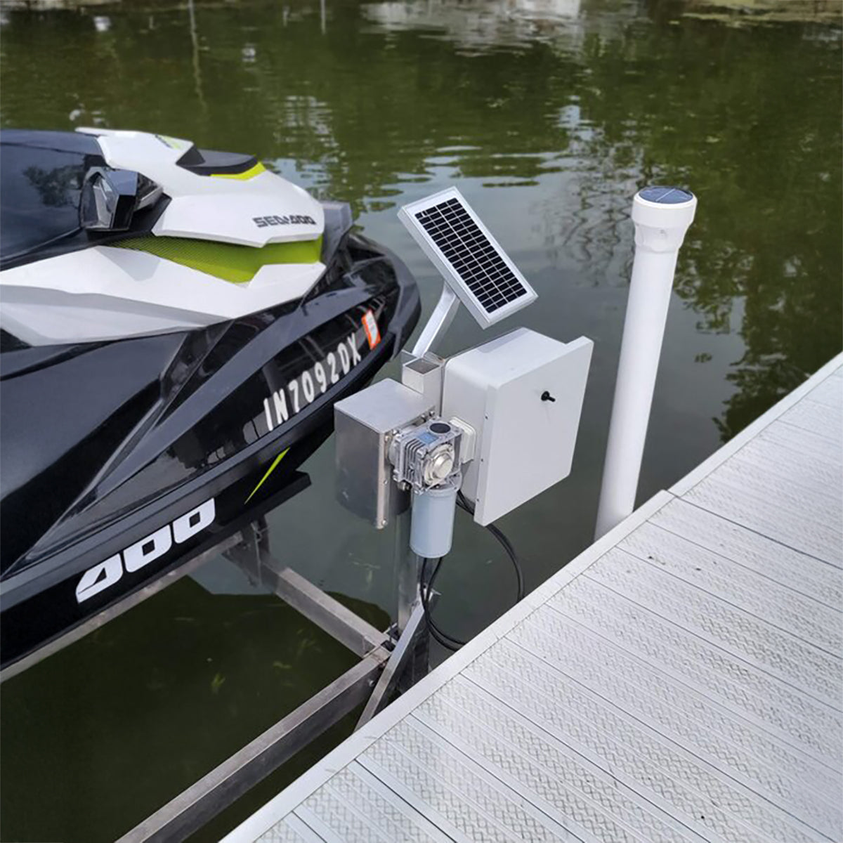 DC - PWC Integrated Winch Box + Solar Charging Kit