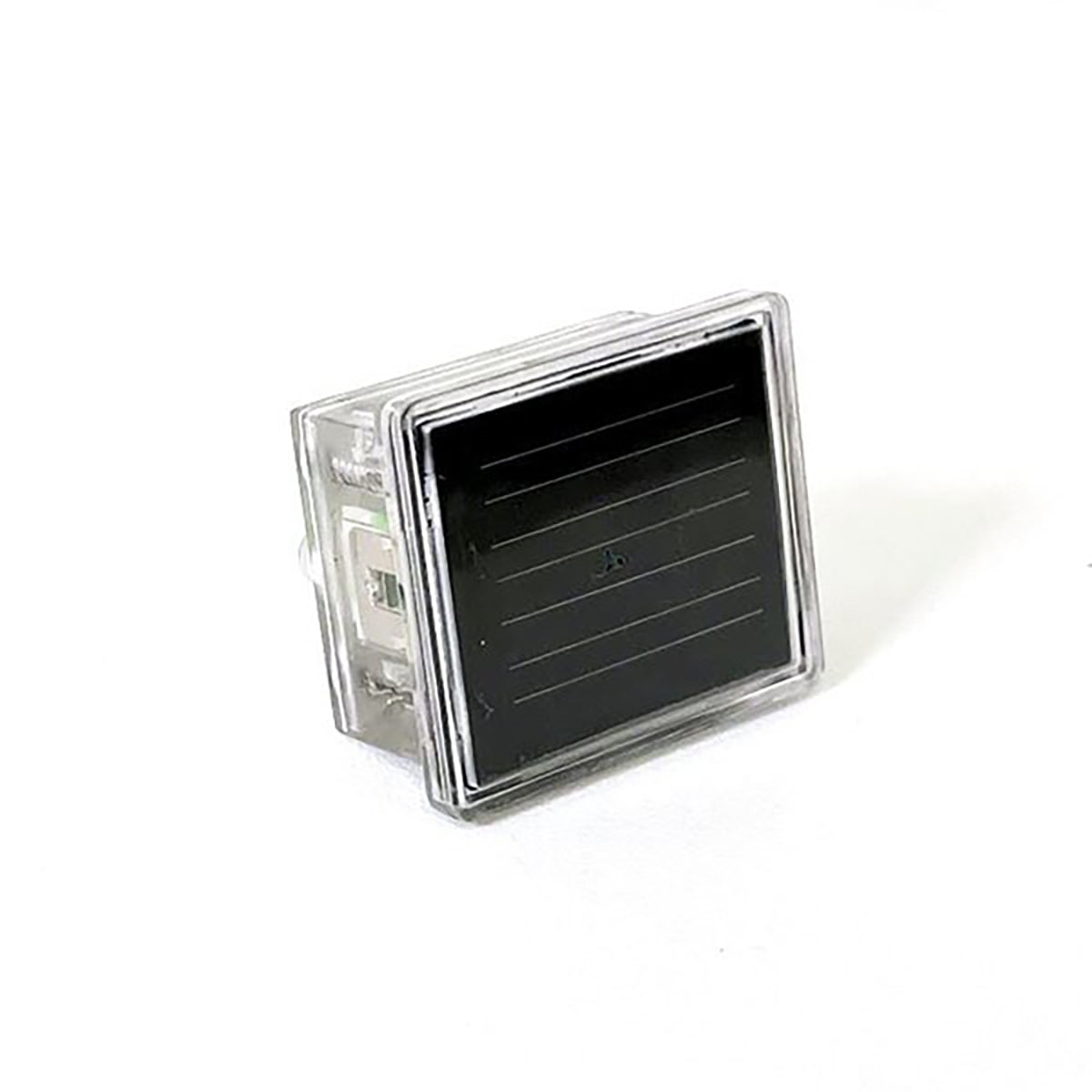8-inch solar cleat light replacement pod, top view of the solar panel