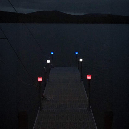 solar dock post lights customer photo 