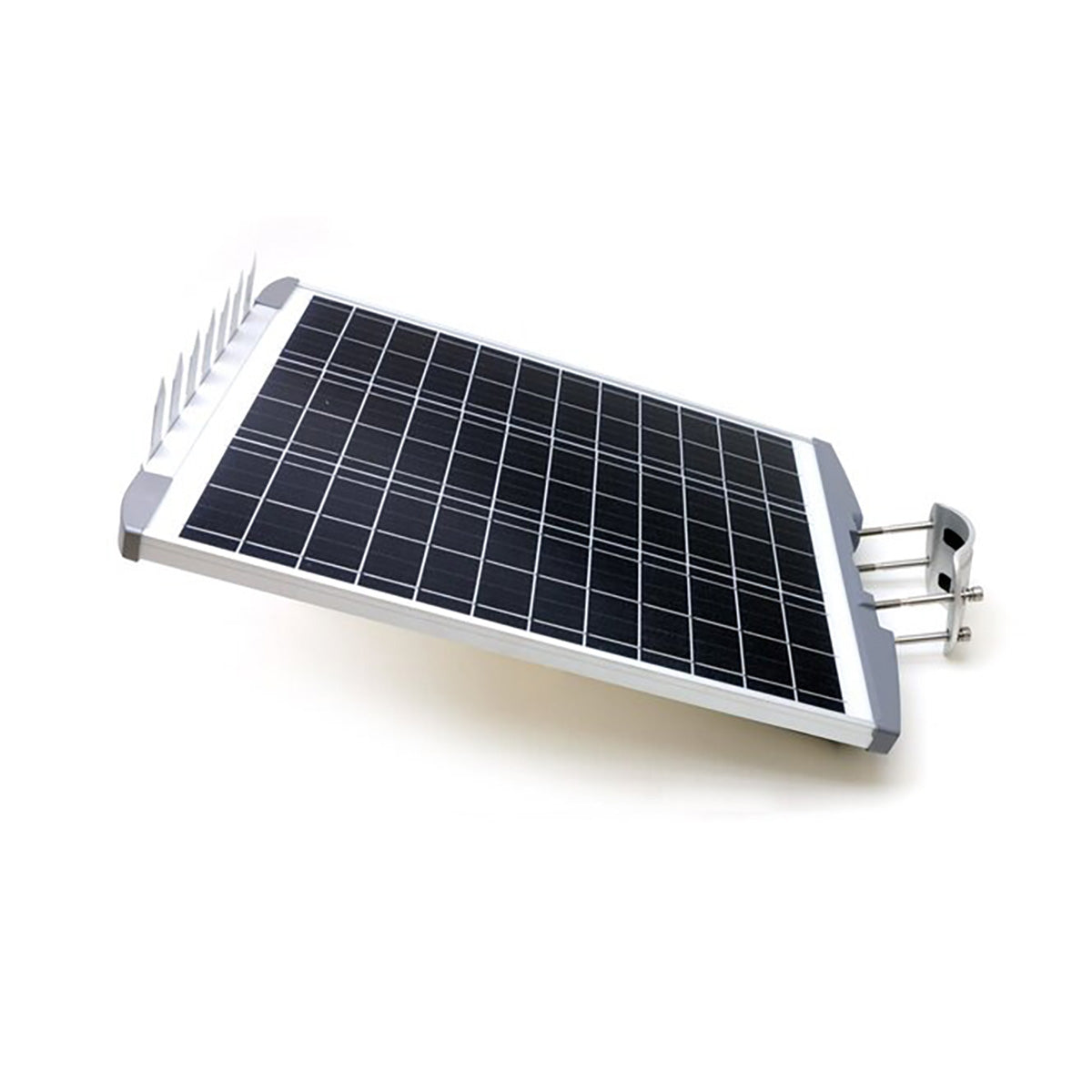 Solar panel on a white background