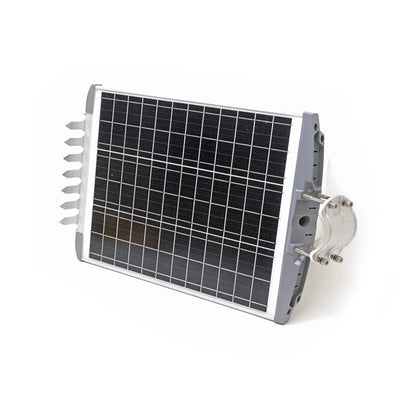 Solar panel with grid pattern on a white background