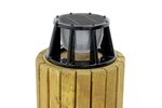 Solar Dock Post Light Replacement Lens And Base Adaptor (One Unit)