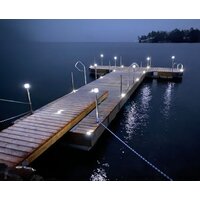 Single Hanging Boat Lift Battery Tray - Rounded Arms