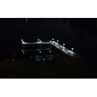 Solar Pagoda Piling Light - 3 Color LED Switchable