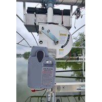 Dual Hanging Boat Lift Battery Tray - Rounded Arms